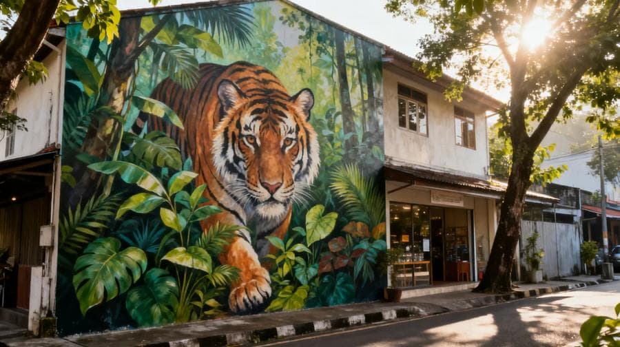 A Terramare mural in progress